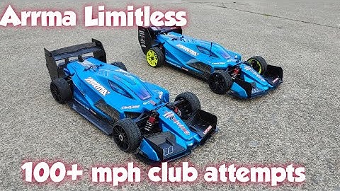 Arrma Limitless 100mph club attempts 😁