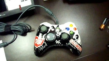 Custom Painted Xbox 360 controller... MLG Columbus 09 with signatures