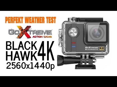 Easypix GoXtreme Black Hawk 4K STABILIZED Perfect weather Test 2K Original QHD 60fps