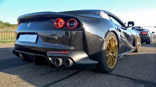 This time i have filmed the all new ferrari 812 superfast, during a
drag race event in germany. superfast participated years scc500'...