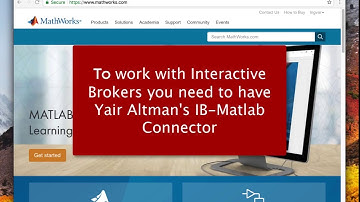 Interactive Brokers and WFAToolbox Connection