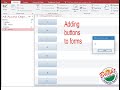 MS ACCESS | How to Insert Action Buttons in Forms (BY HOD COMPUTER SCIENCE JEETU MALAV)