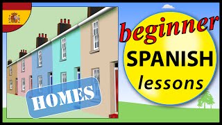 Homes in Spanish | Beginner Spanish Lessons for Children by Spanish games 6,853 views 10 years ago 2 minutes, 16 seconds