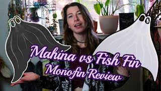 Mermaid Monofin Review: Mahina MerFin vs Mermaid Lucia Fish Fin