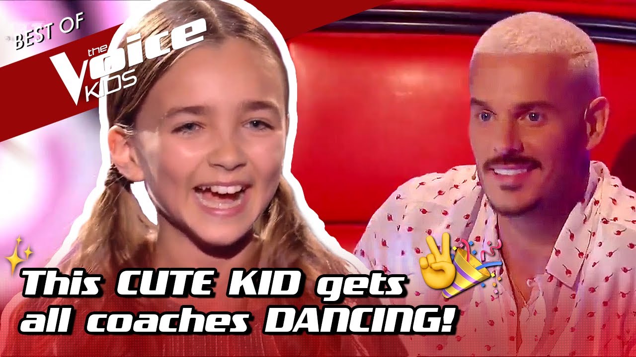 This 10-Year-Old CHARMS coaches with her STAGE PRESENCE in The Voice Kids! ?