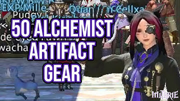 FFXIV 2.0 0081 Alchemist Quest Level 50 + Artifact Gear