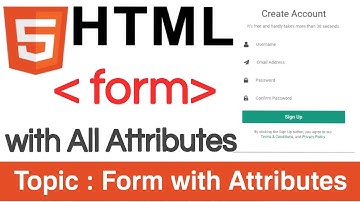 #6 Form tags in HTML. label, textarea, select, option and input tag with attribute