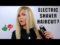 Trying to cut a Bob with an Electric Shaver