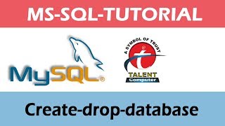 MS-SQL-TUTORIAL || Create-drop-database