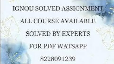 bsoc 101 solved assignment 2023-24 / IGNOU bsoc 101 solved Assignment 2023-24 / pdf wtsp 8228091239