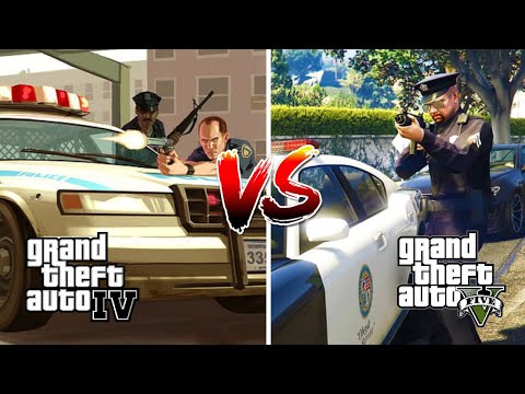 WHY GTA 4 COPS ARE BETTER THAN GTA 5 COPS 🚓🚨