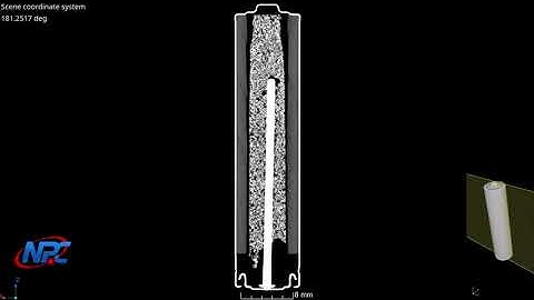 Battery X-Ray Computed Tomography Scan
