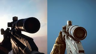 BATTLEFIELD 4 vs Medal of Honor Warfighter - Weapon Comparison