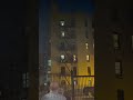 Neighbors jamming out perfectly together by fire escape Full body chills