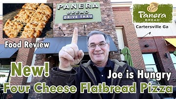 Panera® New Four Cheese Flatbread Pizza | Food Review | Joe is Hungry 🍕🍕🧀🧀