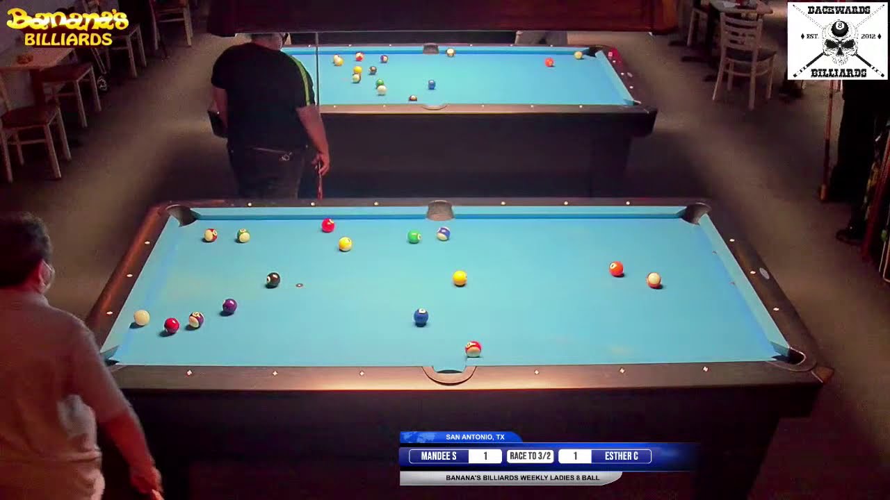 Banana's Billiards Weekly Ladies BCA 8 ball Tournament YouTube