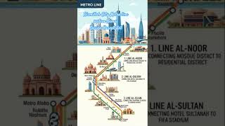 Metro Line System design concept  @chhibda Osman design #bismillah city series #graphixonedesign