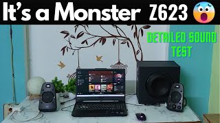 Logitech Z623 Detailed Sound Test | Literally It's a Monster