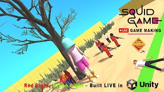 🔴 LIVE: Developing The Red Light Green Light Game of Squid Game in Unity 3D by Jaffar Khan | Part 2 screenshot 3