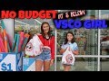 💰NO BUDGET CHALLENGE & VSCO GIRL CHALLENGE at 5 BELOW! 🏧Emma and Ellie