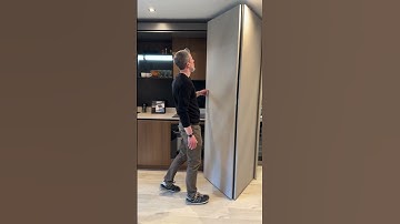 Disappearing kitchen… Bifold Pocket Doors for your kitchen!!! #kitchen #kitchendesign