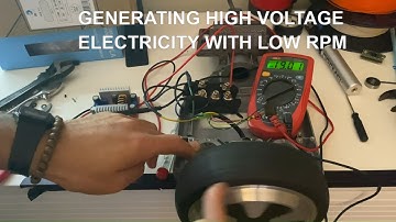 Testing Hoverboard Brushless Motor As An Electric Generator