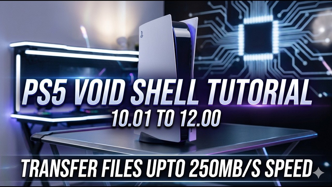Void Shell PS5 VOID SHELL TUTORIAL 10.01 TO 12.00 TRANSFER FILES UPTO 250MB/S ...