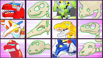 Transformers Rescue Bots: Disaster Dash + Archaeologist Dig Bones | Eftsei Gaming