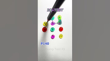 Nối các giọt nước lần lượt từ 1 đến 10 #iqtest #drawing #colors #art #shorts #games #line