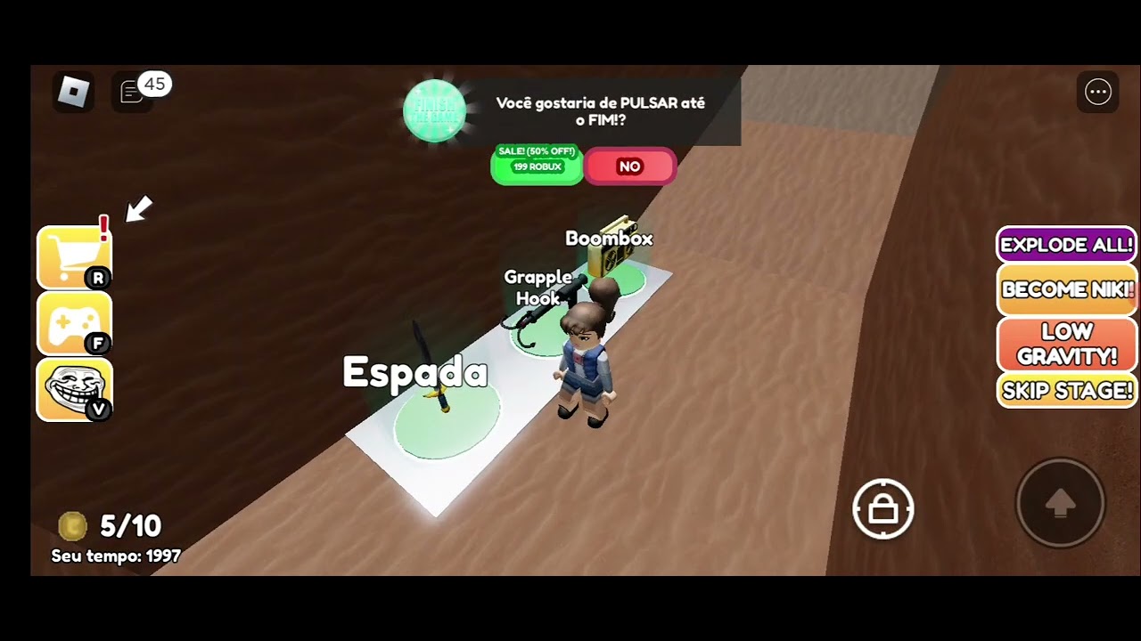 Roblox - ESCAPANDO DA PRISÃO COM MINHA MÃE (New Prison Escape Obby)