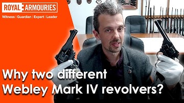 Waarom zijn er twee verschillende Webley Mark IV revolvers? Met vuurwapenexpert Jonathan Ferguson.