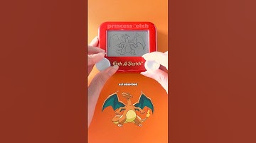 Charizard Etch A Sketch 🔥 #etchasketch
