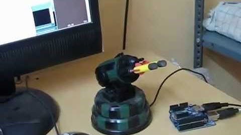 Arduino controlling a USB Missile Launcher