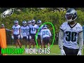 The Philadelphia Eagles Rookie Minicamp Is HEATING Up.. (Quinyon Mitchell, Cooper Dejean Highlights)