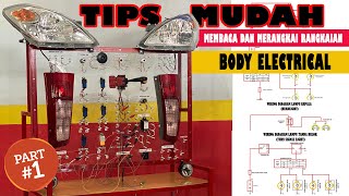 Cara merangkai Body Electrical (Klakson, Lampu Kota, Lampu Kepala, Lampu Sein & Hazard) | PART 1
