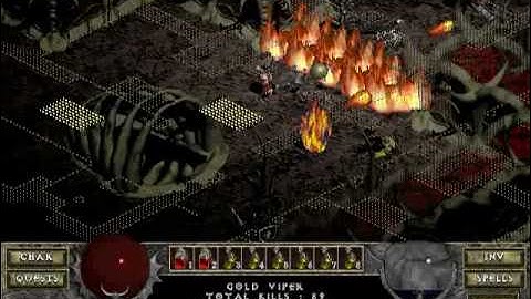 Fangskin killed on level 14, hell difficulty in an ironman game