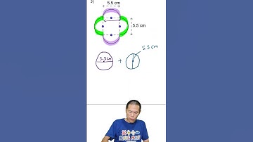 How to Find the Perimeter of a Composite Semi Circle Part 3