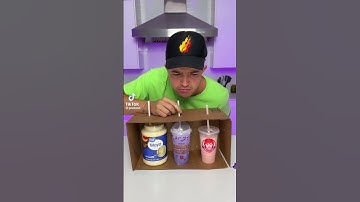 Thumbnail of Preston Tries The Grimace Shake (GONE WRONG😱)#shorts #grimaceshake #blowup