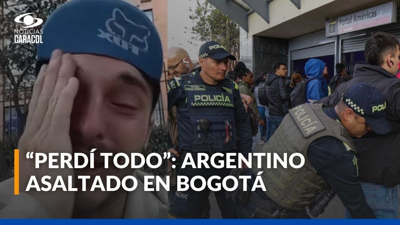 El drama de argentino que recorre el continente en bicicleta y que fue robado en Bogotá