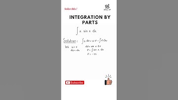 Easy Trick for Integral x sin x dx #shorts #integral #calculus