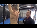 Scap Pulls - Ensure correct activation before pull ups