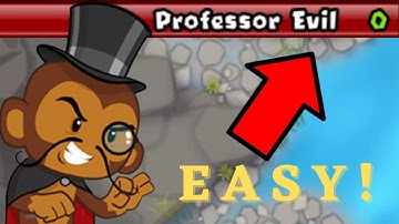How to Beat The NEW Professor Evil Challenge in BTD Battles | Week 36 Part-2 [Easy Challenge]