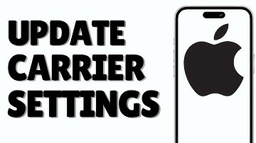 How to Update Carrier Settings on iPhone