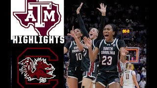 #1 South Carolina VS Texas A&M  Highlights |  Women's College Basketball |