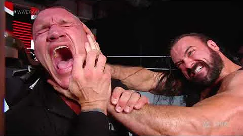 Drew McIntyre drops Randy Orton with a third Claymore  Raw  Septemb7.....