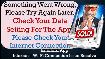 How to Fix Landlord Something Went Wrong, Please Try Again Later Problem Solved in Android