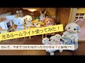 「赤い屋根の大きなお家 」でルームライトも使って遊びました！【シルバニアファミリー】【シル活】