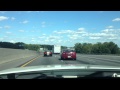 Playing with a shelby gth on the highway