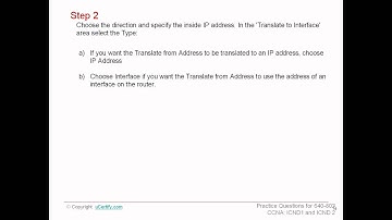 640-822 How to Configure Static NAT on Cisco router using SDM