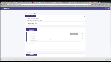 Triage test recording